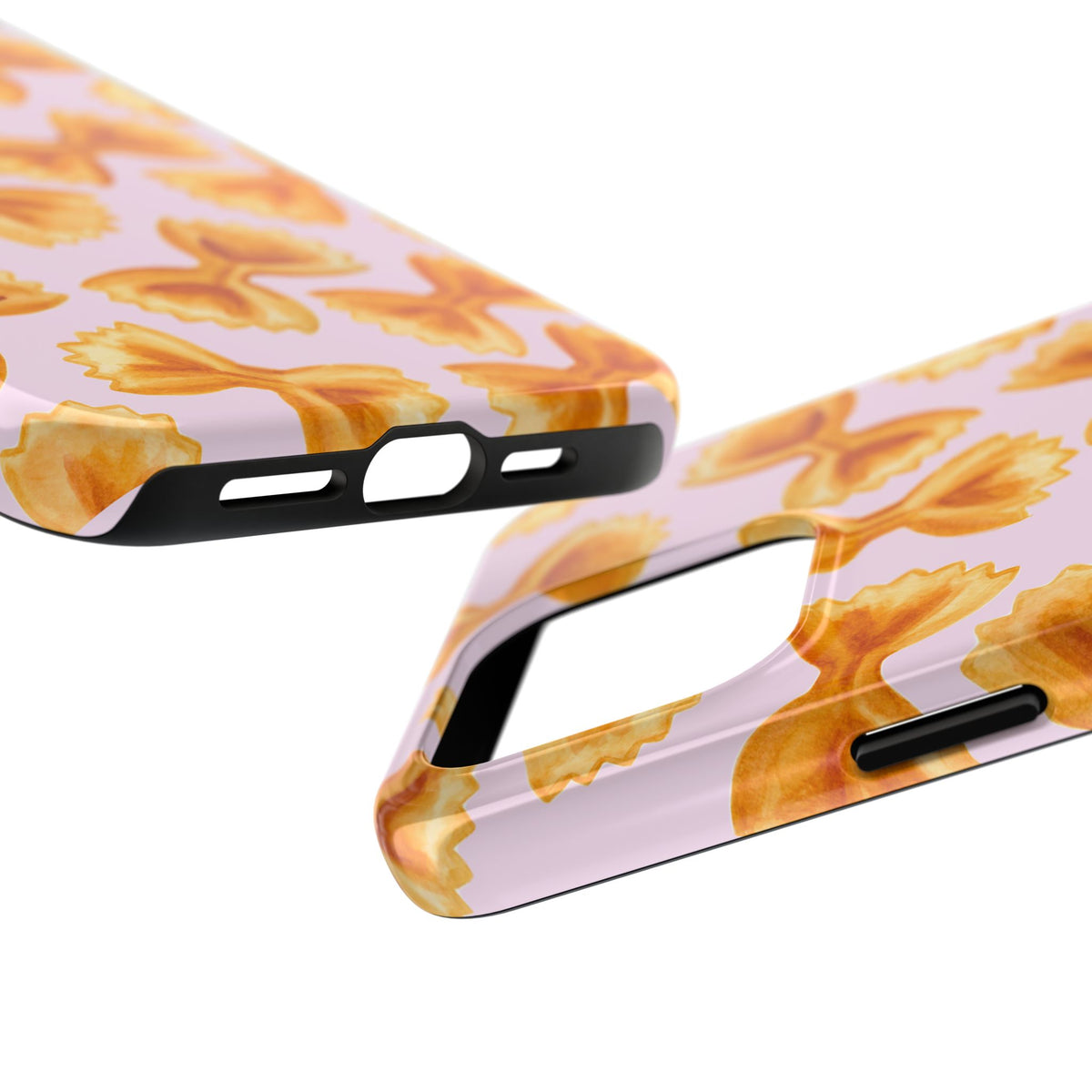 Copy of Copy of Copy of Tossed Farfalle Pasta Watercolor Illustrated Tough Phone Case | Various Models