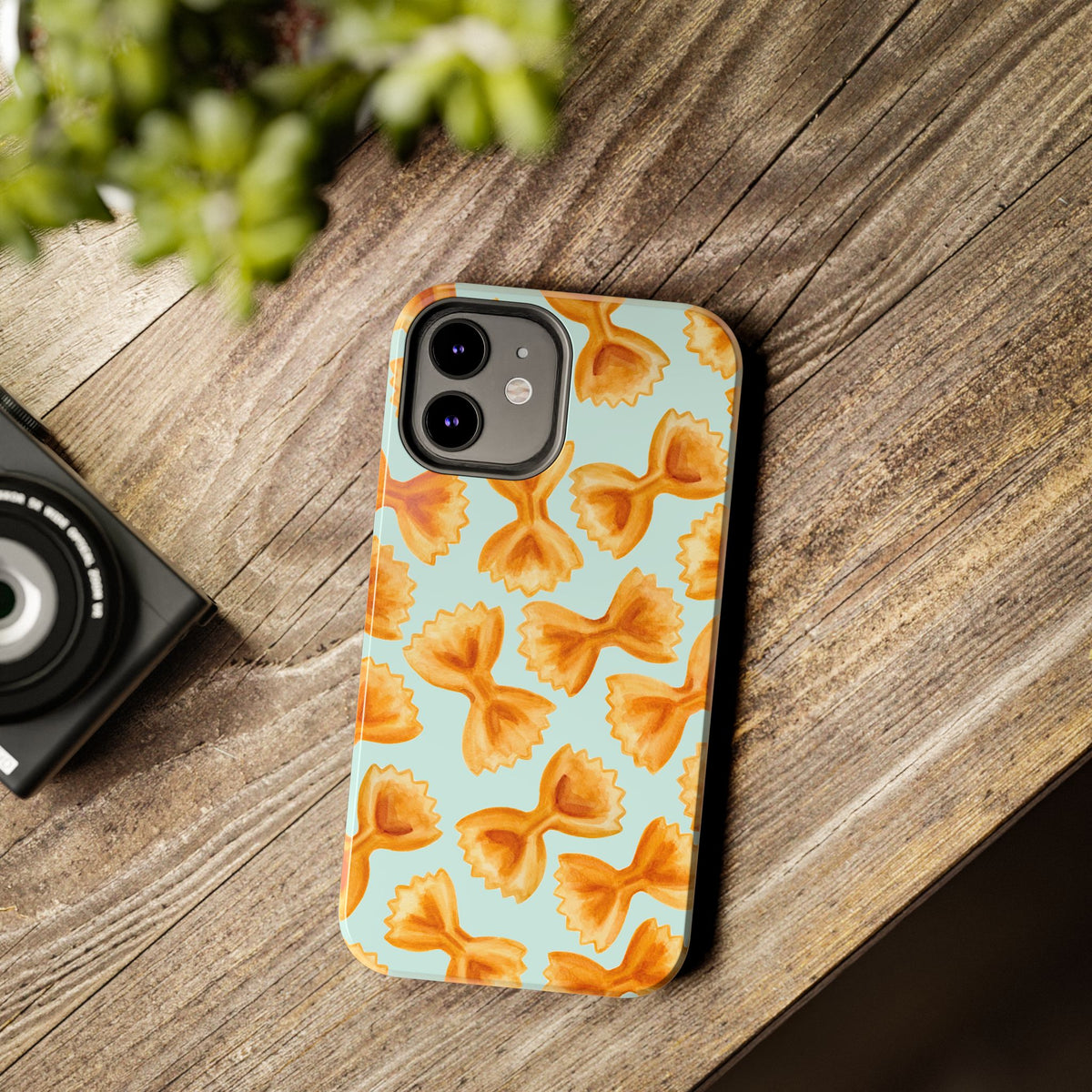 Copy of Copy of Copy of Copy of Tossed Farfalle Pasta Watercolor Illustrated Tough Phone Case | Various Models
