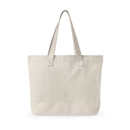Canvas Book Tote | Pink & Green, Pink & Blue, Orange & Green Champagne Bottles Watercolor Printed Zippered Canvas Tote 18" x 14" | Various Colors