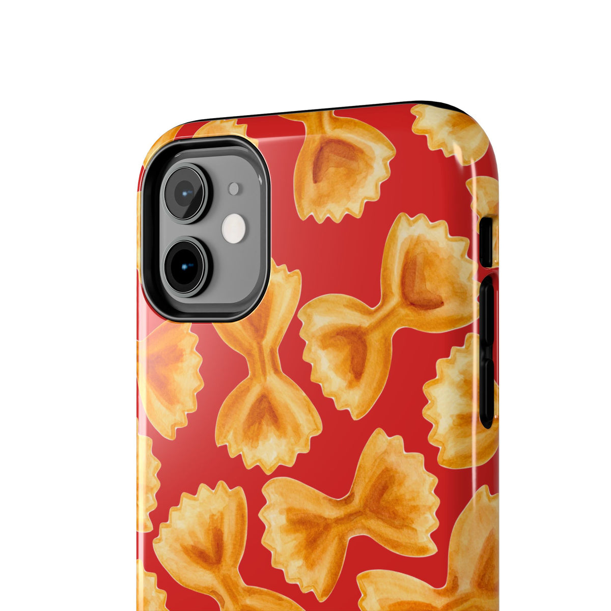 Copy of Tossed Farfalle Pasta Watercolor Illustrated Tough Phone Case | Various Models