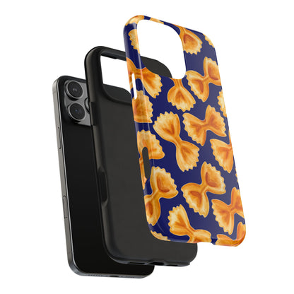 Copy of Copy of Tossed Farfalle Pasta Watercolor Illustrated Tough Phone Case | Various Models