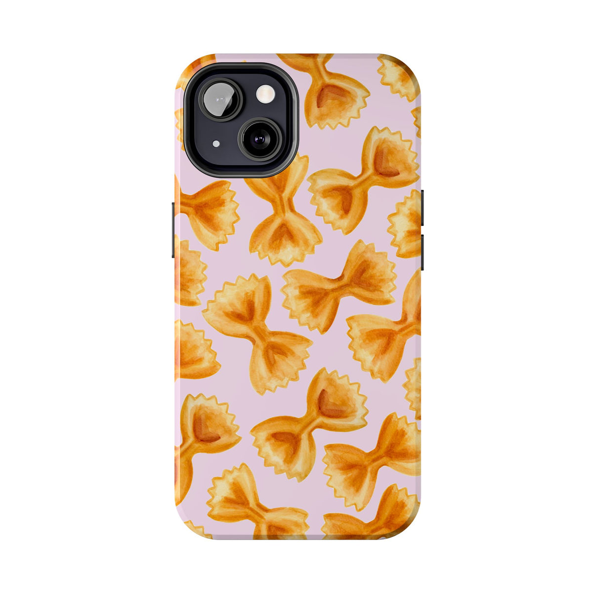Copy of Copy of Copy of Tossed Farfalle Pasta Watercolor Illustrated Tough Phone Case | Various Models