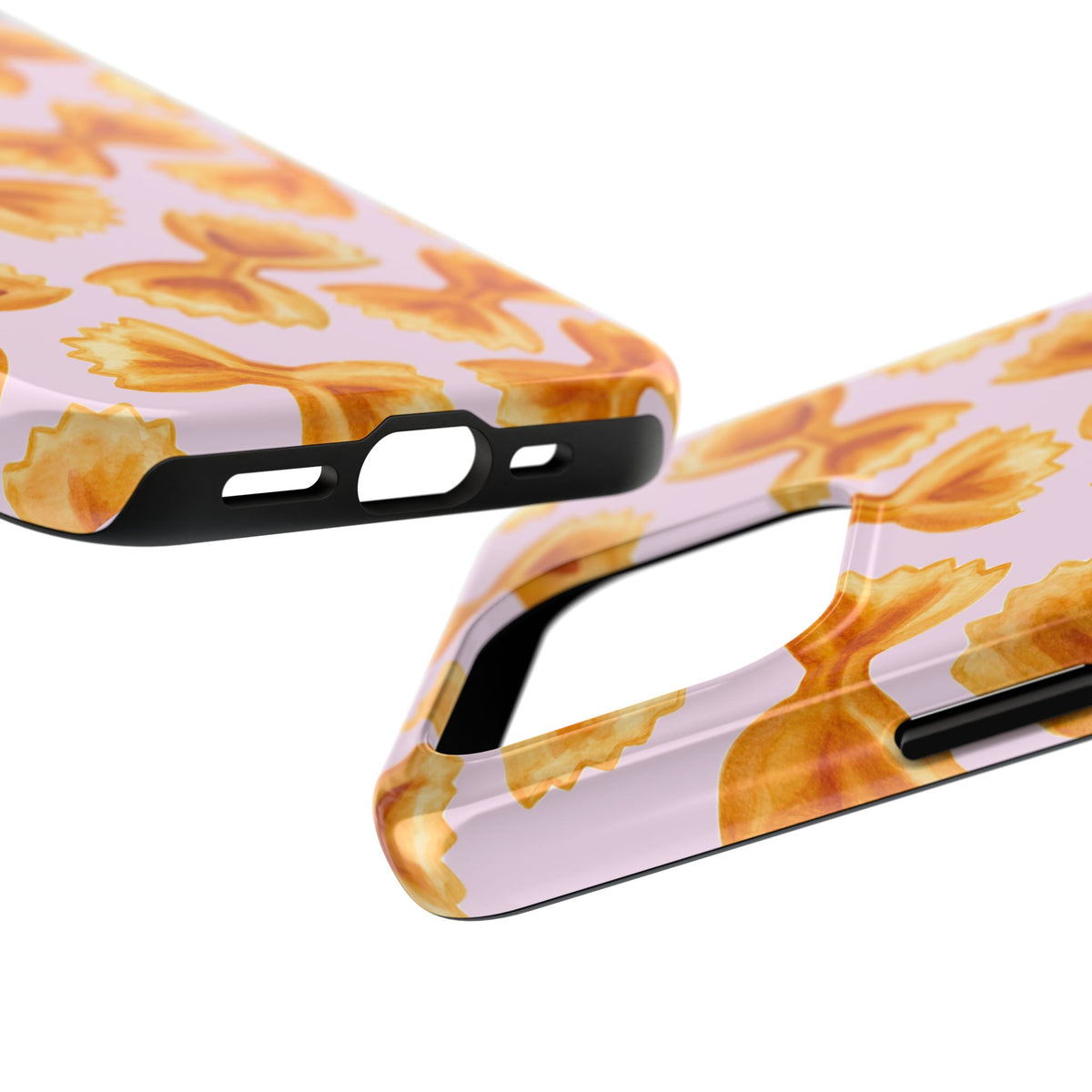 Copy of Copy of Copy of Tossed Farfalle Pasta Watercolor Illustrated Tough Phone Case | Various Models