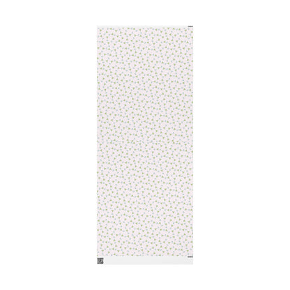 Gift Wrap | Mini Blush Pink Watercolor Martini Tossed Pattern | Matte or Glossy 30" x 72" Matte