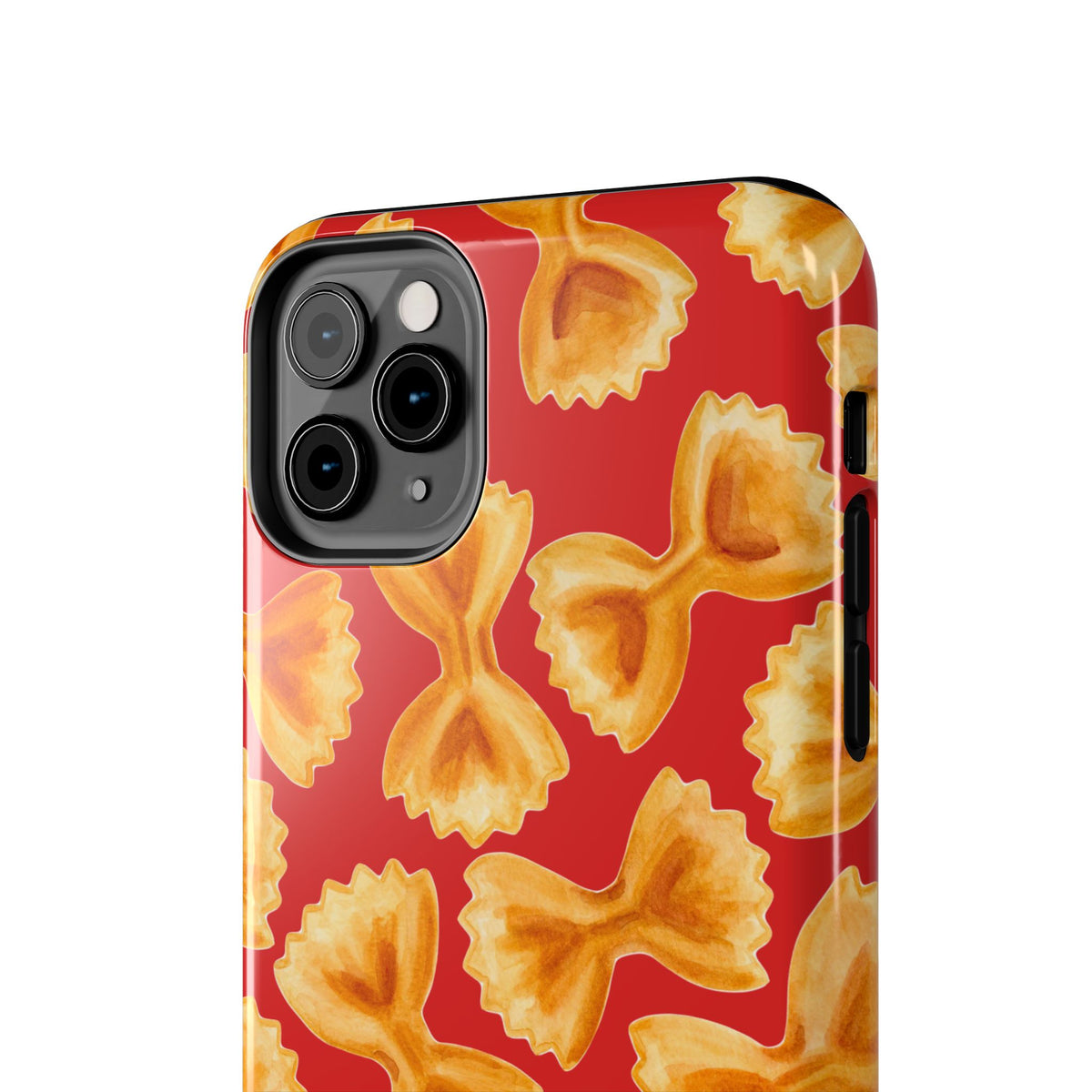 Copy of Tossed Farfalle Pasta Watercolor Illustrated Tough Phone Case | Various Models