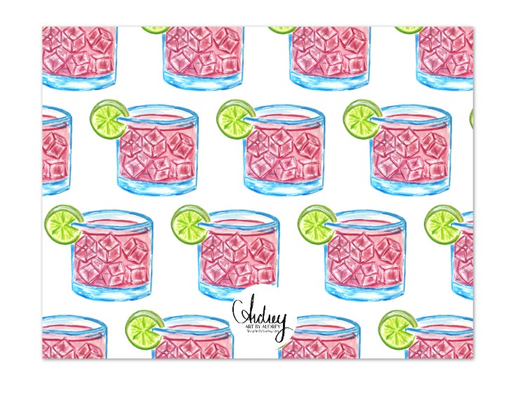 Personalized Paloma Watercolor Illustrated Flat Notecards | Set of 10 Cards & Envelopes | 2 Sizes