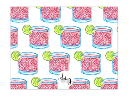 Personalized Paloma Watercolor Illustrated Flat Notecards | Set of 10 Cards & Envelopes | 2 Sizes