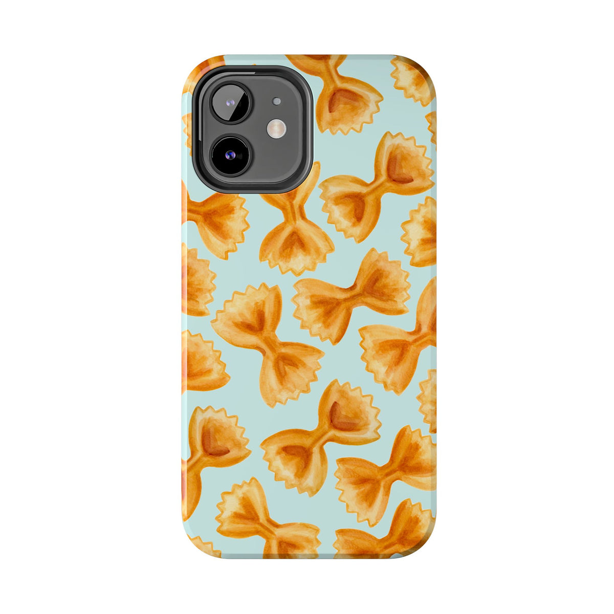 Copy of Copy of Copy of Copy of Tossed Farfalle Pasta Watercolor Illustrated Tough Phone Case | Various Models