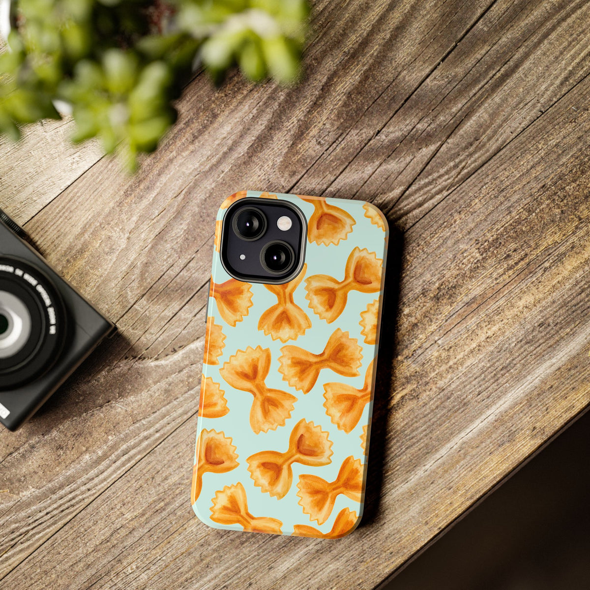 Copy of Copy of Copy of Copy of Tossed Farfalle Pasta Watercolor Illustrated Tough Phone Case | Various Models