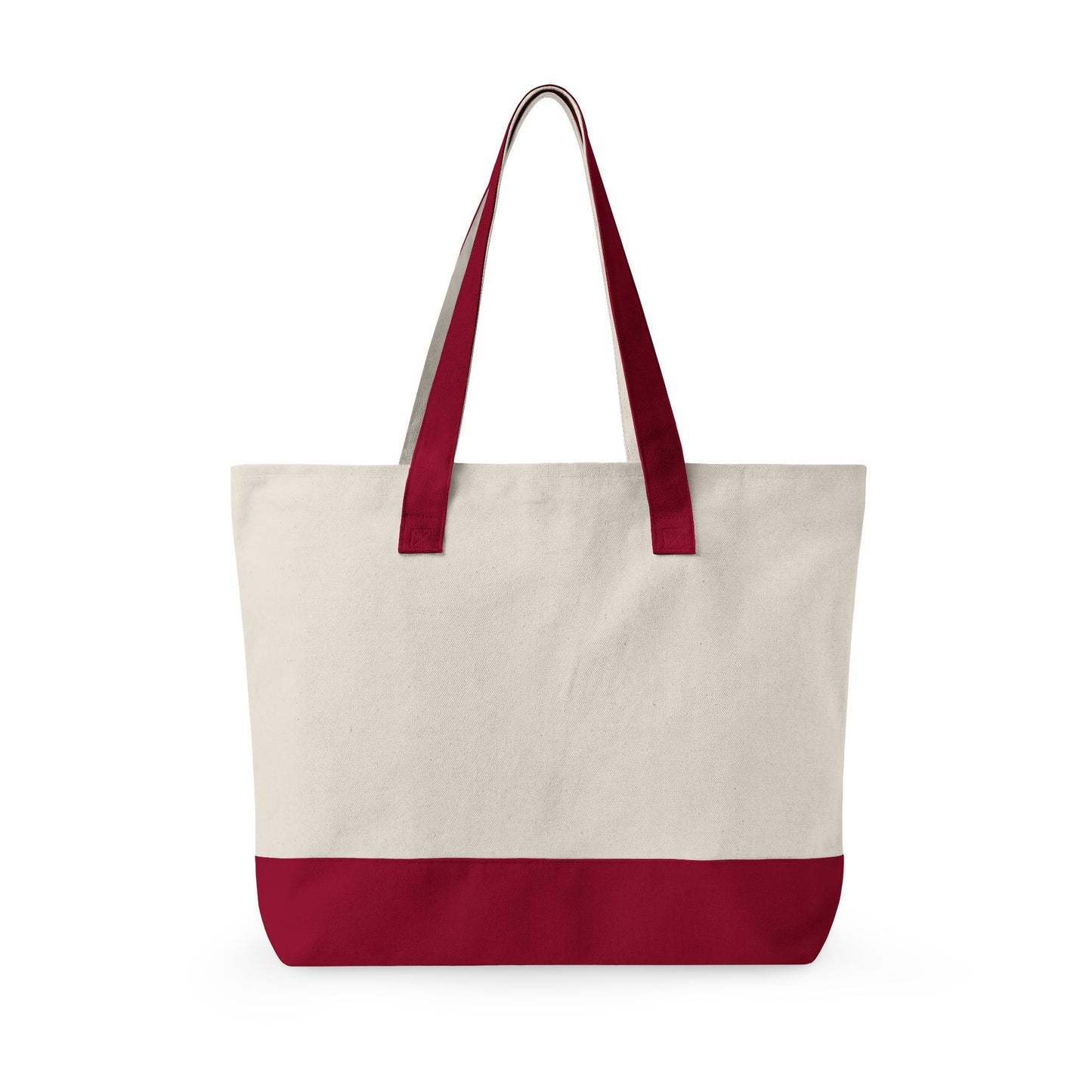 Canvas Book Tote | Pink & Green, Pink & Blue, Orange & Green Champagne Bottles Watercolor Printed Zippered Canvas Tote 18" x 14" | Various Colors
