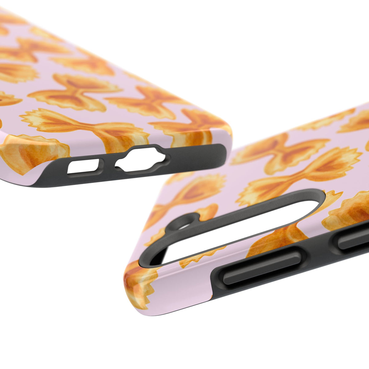 Copy of Copy of Copy of Tossed Farfalle Pasta Watercolor Illustrated Tough Phone Case | Various Models