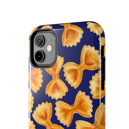 Copy of Copy of Tossed Farfalle Pasta Watercolor Illustrated Tough Phone Case | Various Models