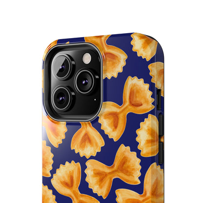 Copy of Copy of Tossed Farfalle Pasta Watercolor Illustrated Tough Phone Case | Various Models