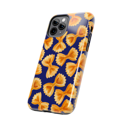 Copy of Copy of Tossed Farfalle Pasta Watercolor Illustrated Tough Phone Case | Various Models