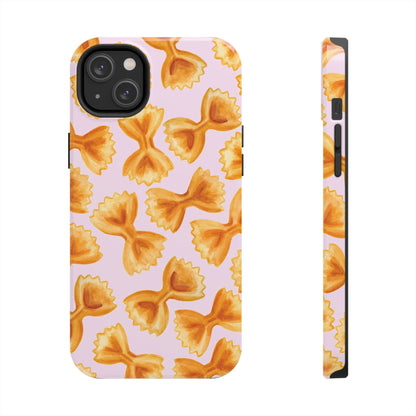 Copy of Copy of Copy of Tossed Farfalle Pasta Watercolor Illustrated Tough Phone Case | Various Models