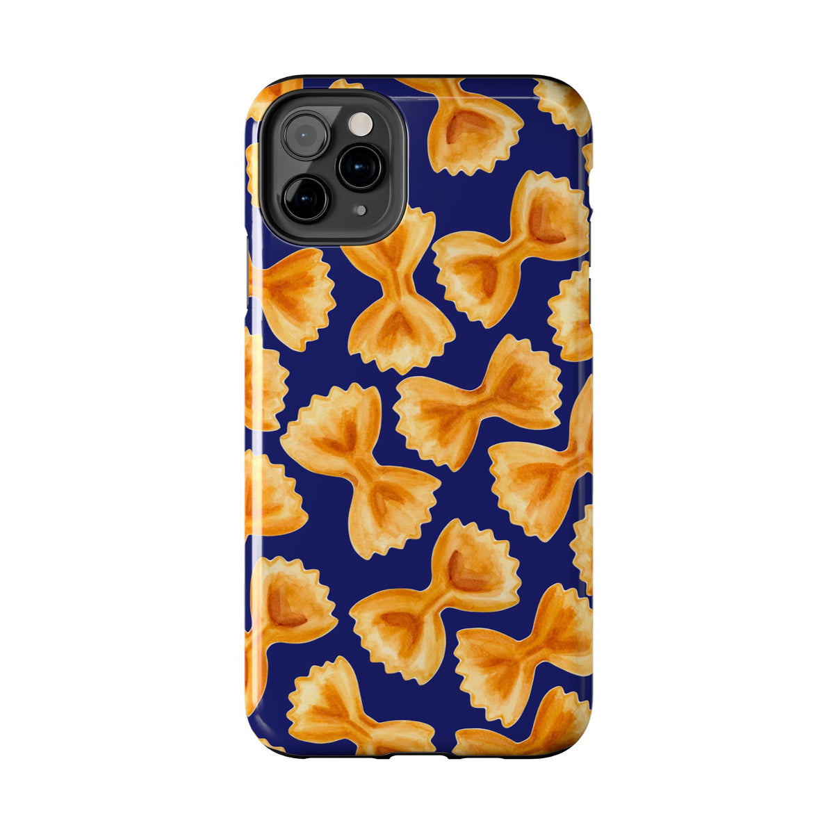 Copy of Copy of Tossed Farfalle Pasta Watercolor Illustrated Tough Phone Case | Various Models