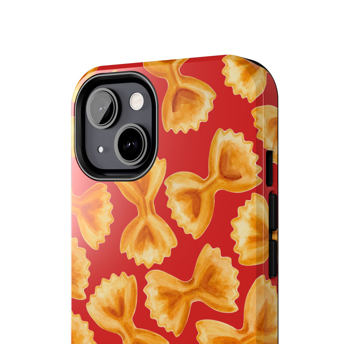 Copy of Tossed Farfalle Pasta Watercolor Illustrated Tough Phone Case | Various Models