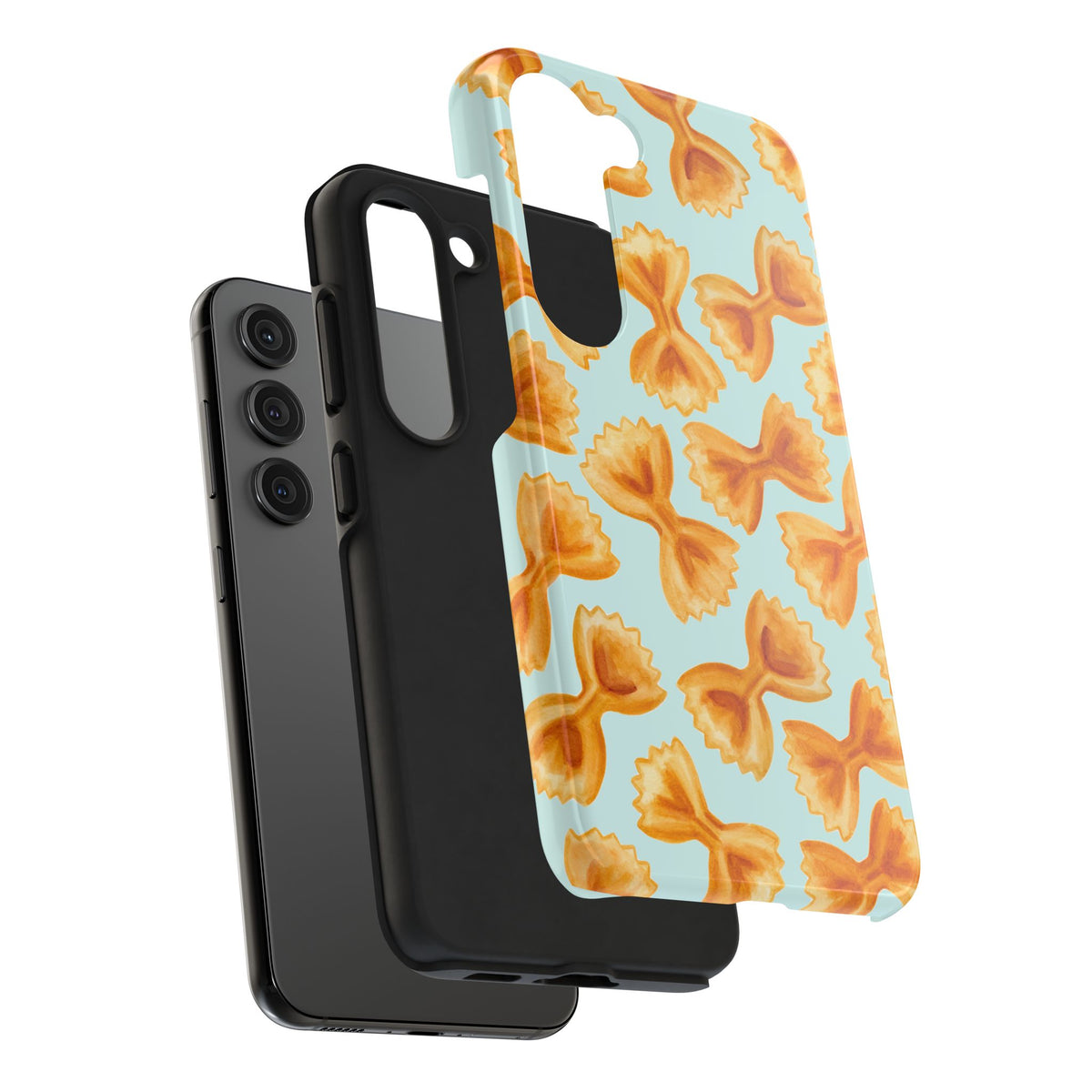 Copy of Copy of Copy of Copy of Tossed Farfalle Pasta Watercolor Illustrated Tough Phone Case | Various Models