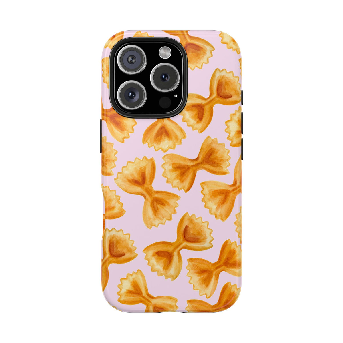 Copy of Copy of Copy of Tossed Farfalle Pasta Watercolor Illustrated Tough Phone Case | Various Models iPhone 16 Pro