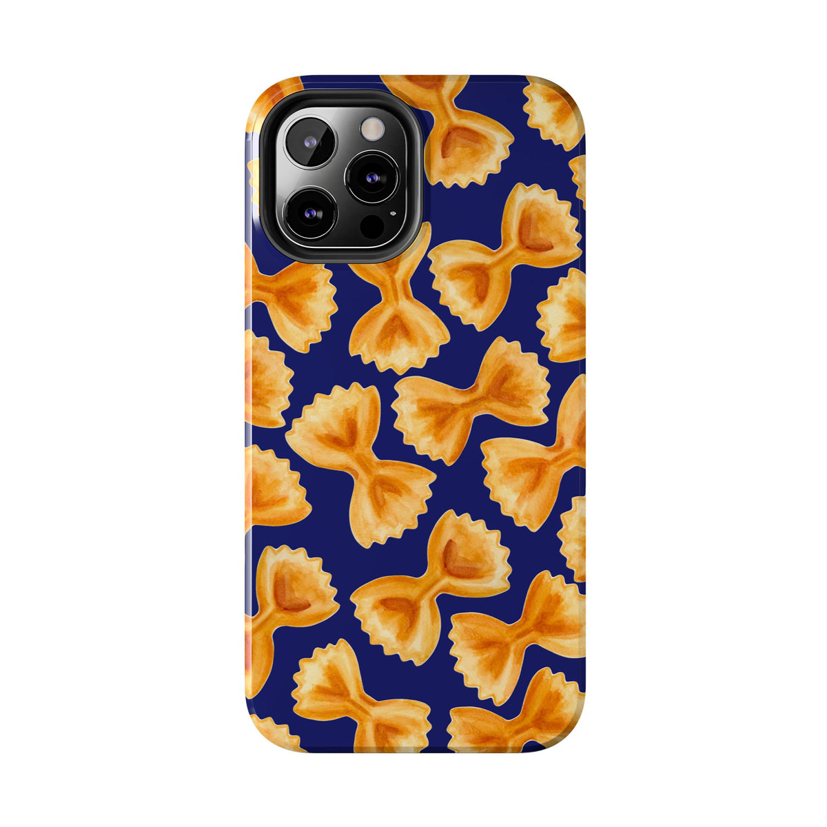 Copy of Copy of Tossed Farfalle Pasta Watercolor Illustrated Tough Phone Case | Various Models