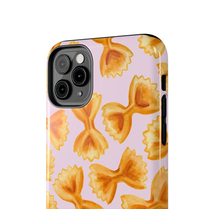 Copy of Copy of Copy of Tossed Farfalle Pasta Watercolor Illustrated Tough Phone Case | Various Models