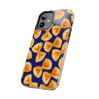 Copy of Copy of Tossed Farfalle Pasta Watercolor Illustrated Tough Phone Case | Various Models