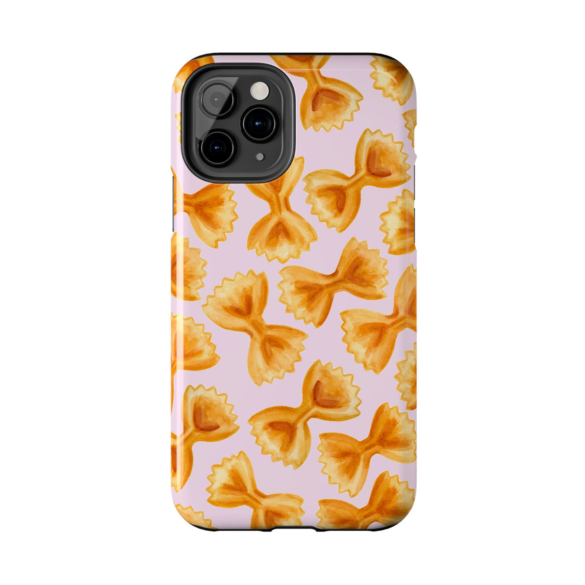 Copy of Copy of Copy of Tossed Farfalle Pasta Watercolor Illustrated Tough Phone Case | Various Models