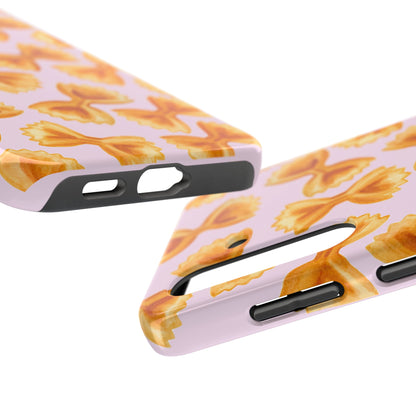 Copy of Copy of Copy of Tossed Farfalle Pasta Watercolor Illustrated Tough Phone Case | Various Models