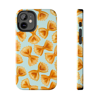 Copy of Copy of Copy of Copy of Tossed Farfalle Pasta Watercolor Illustrated Tough Phone Case | Various Models iPhone 12 Mini