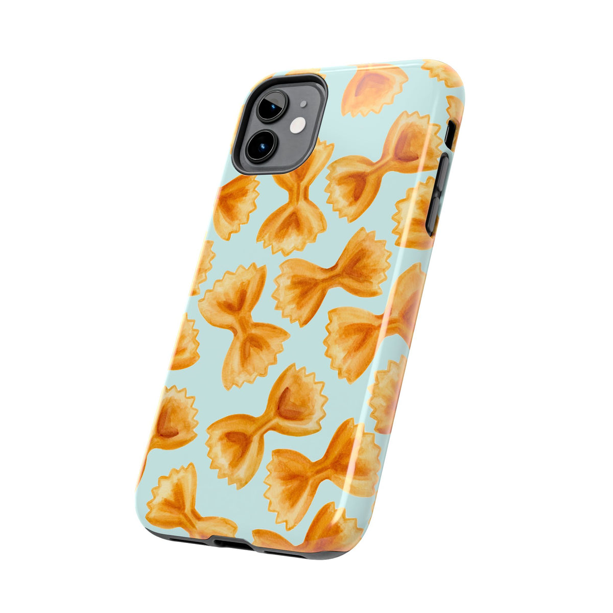 Copy of Copy of Copy of Copy of Tossed Farfalle Pasta Watercolor Illustrated Tough Phone Case | Various Models