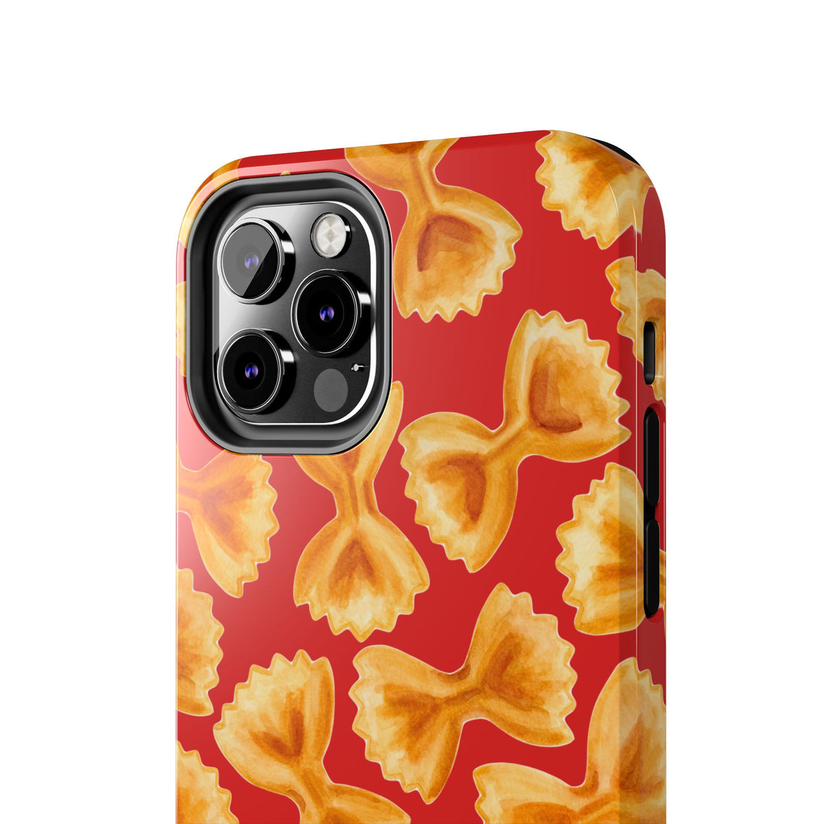 Copy of Tossed Farfalle Pasta Watercolor Illustrated Tough Phone Case | Various Models