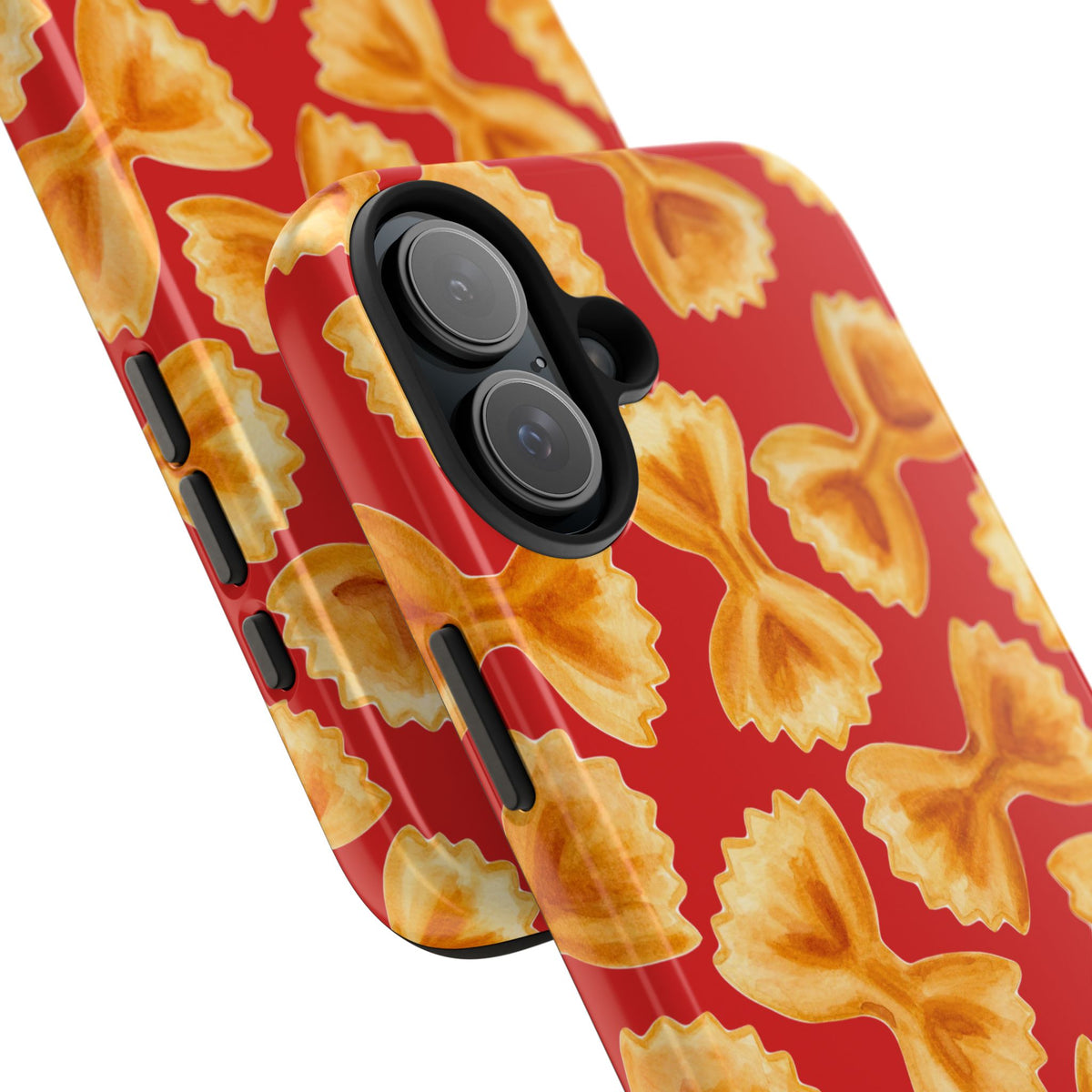 Copy of Tossed Farfalle Pasta Watercolor Illustrated Tough Phone Case | Various Models