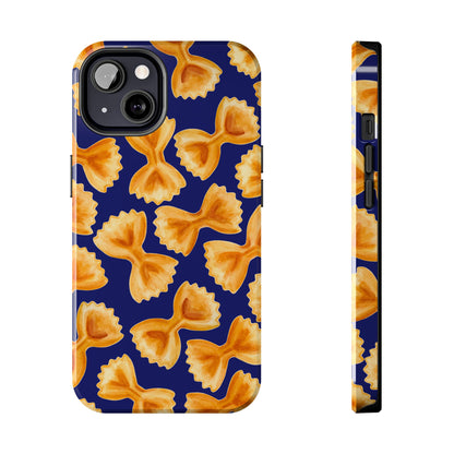 Copy of Copy of Tossed Farfalle Pasta Watercolor Illustrated Tough Phone Case | Various Models iPhone 13