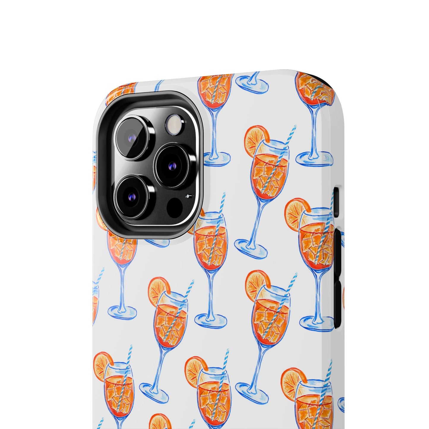 Aperol Spritz Watercolor Patterned Phone Case | Various Models