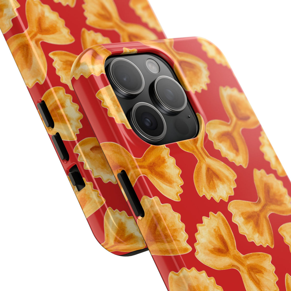 Copy of Tossed Farfalle Pasta Watercolor Illustrated Tough Phone Case | Various Models