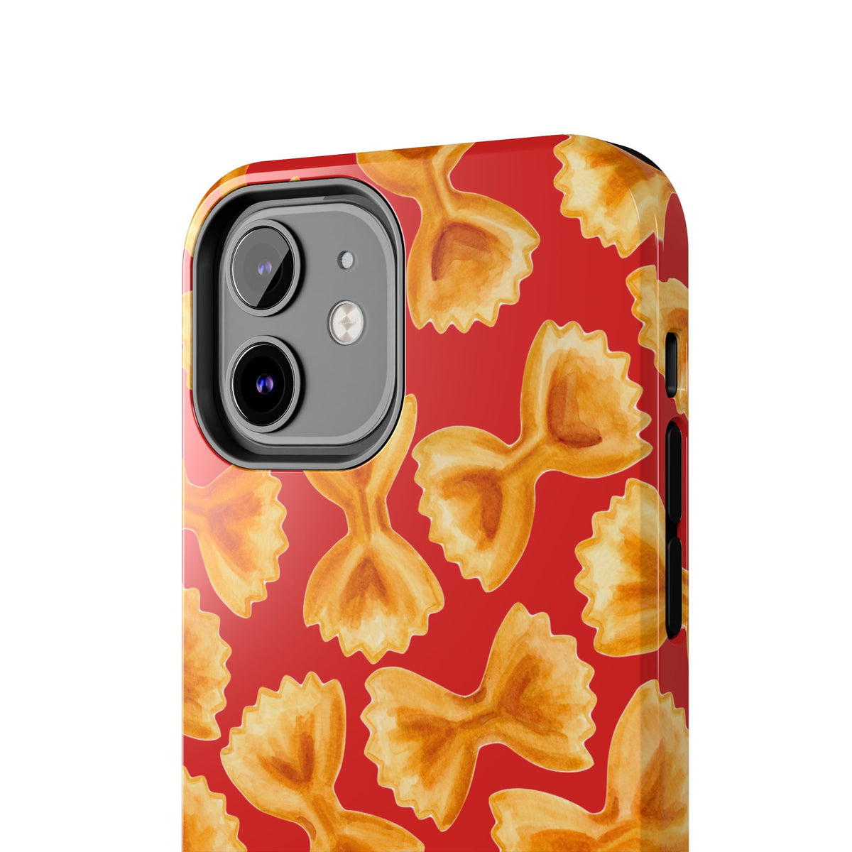 Copy of Tossed Farfalle Pasta Watercolor Illustrated Tough Phone Case | Various Models