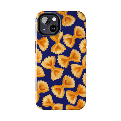 Copy of Copy of Tossed Farfalle Pasta Watercolor Illustrated Tough Phone Case | Various Models