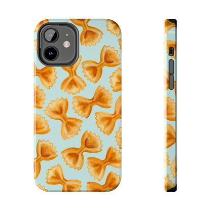 Copy of Copy of Copy of Copy of Tossed Farfalle Pasta Watercolor Illustrated Tough Phone Case | Various Models iPhone 12
