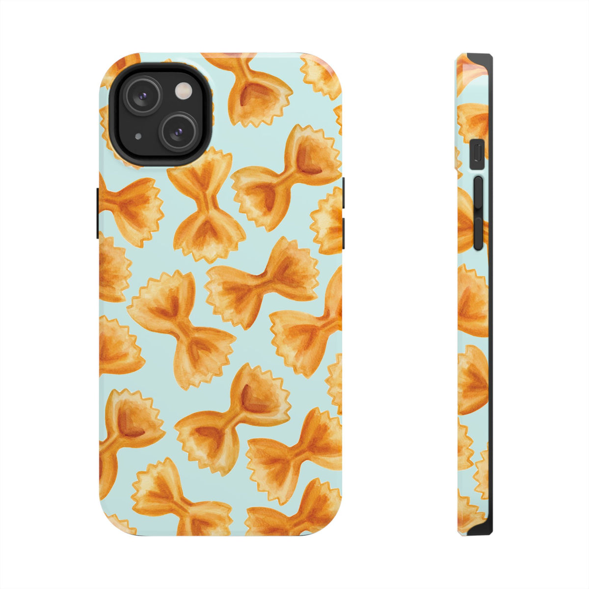 Copy of Copy of Copy of Copy of Tossed Farfalle Pasta Watercolor Illustrated Tough Phone Case | Various Models