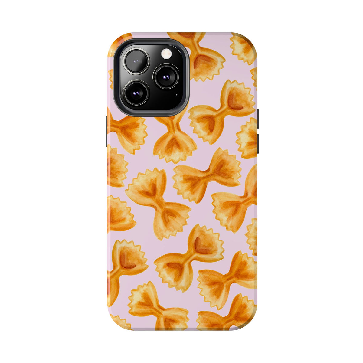 Copy of Copy of Copy of Tossed Farfalle Pasta Watercolor Illustrated Tough Phone Case | Various Models