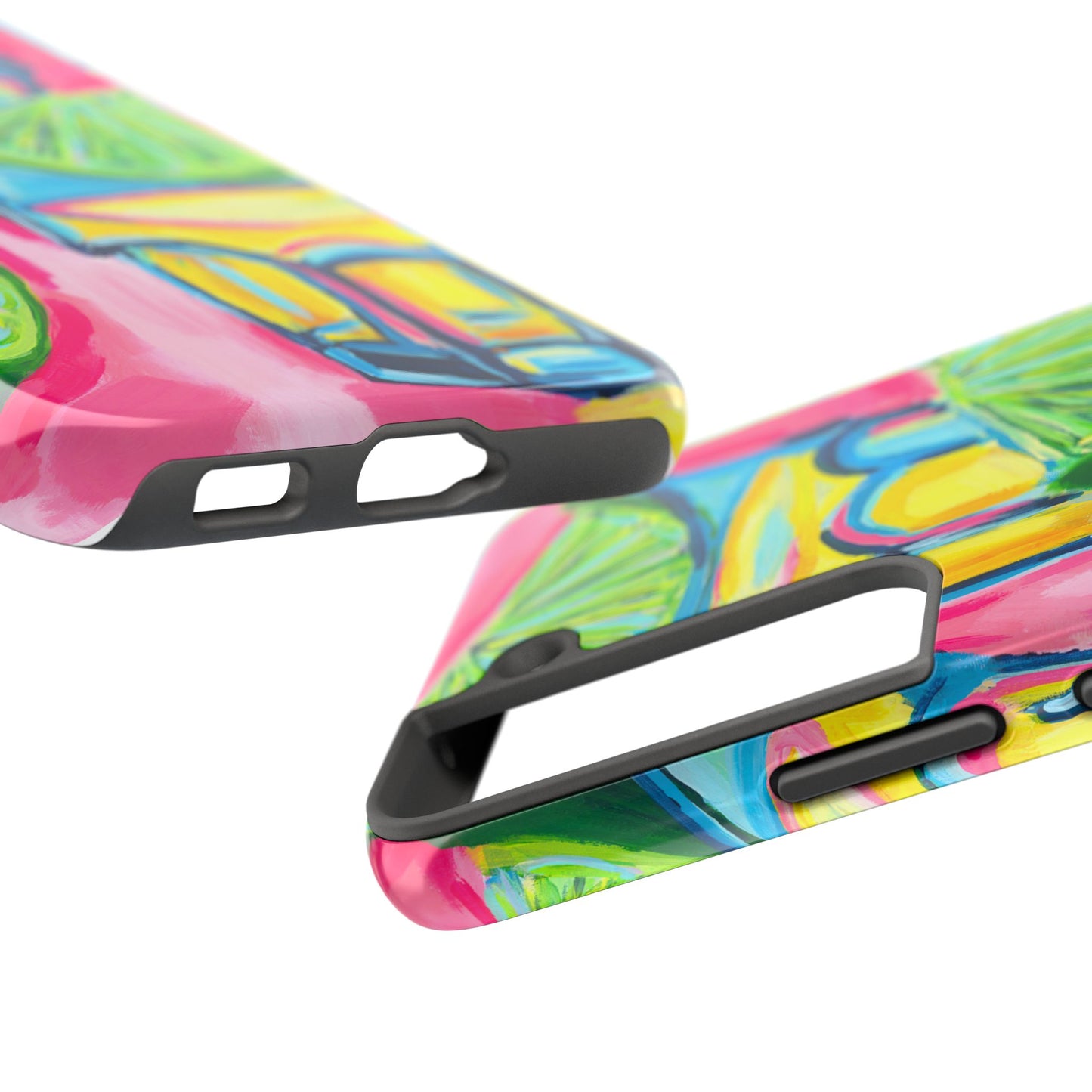 Pink Tequila Shot & Limes Acrylic Tough Phone Case | Various Models Available
