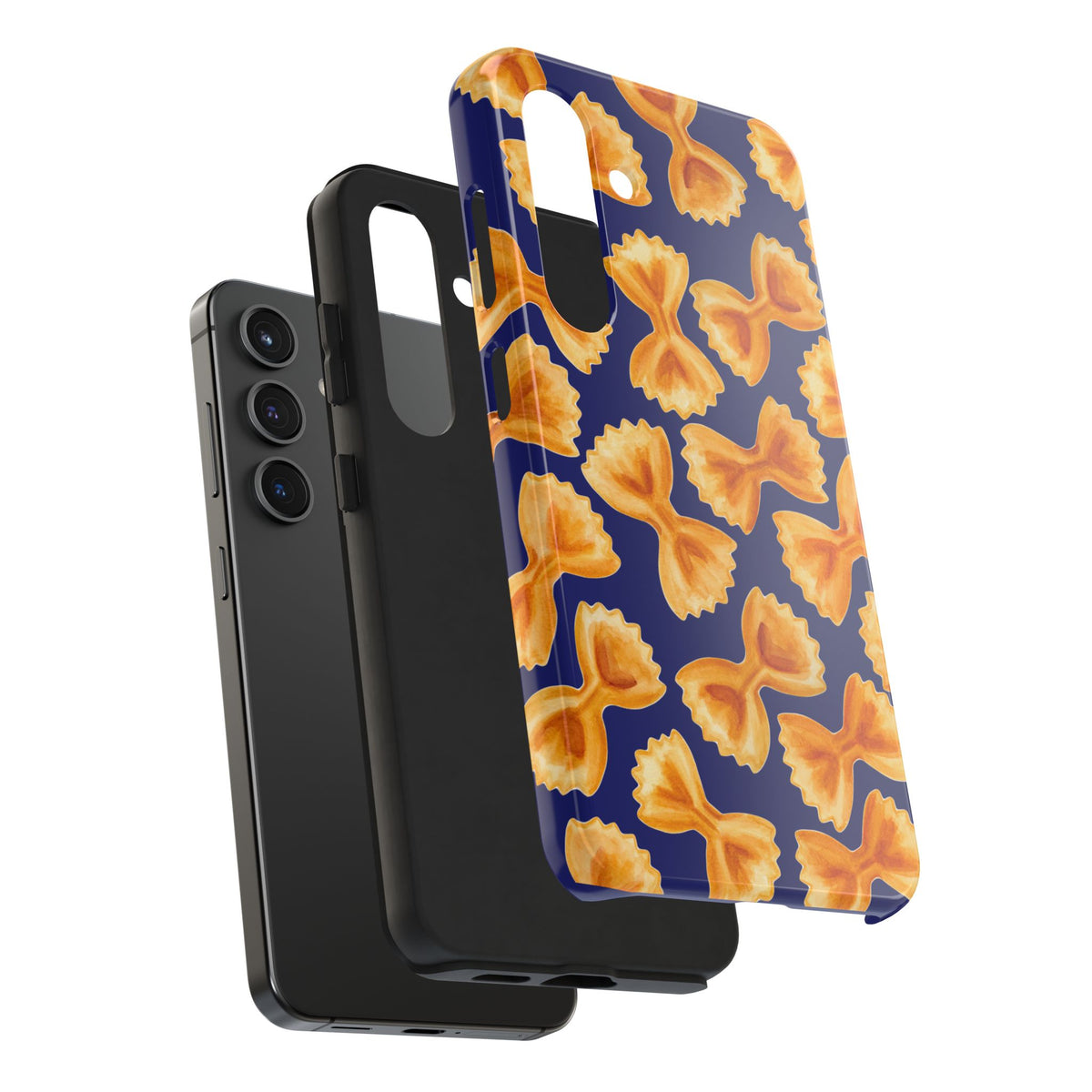 Copy of Copy of Tossed Farfalle Pasta Watercolor Illustrated Tough Phone Case | Various Models