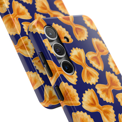 Copy of Copy of Tossed Farfalle Pasta Watercolor Illustrated Tough Phone Case | Various Models