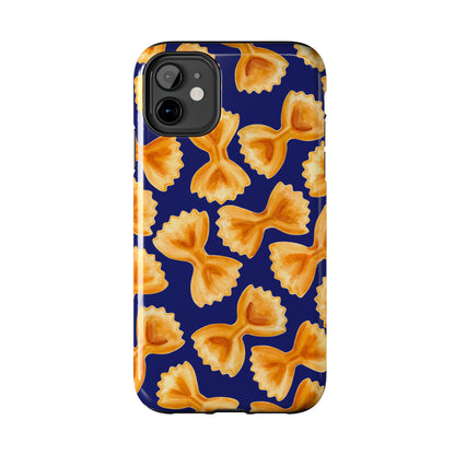 Copy of Copy of Tossed Farfalle Pasta Watercolor Illustrated Tough Phone Case | Various Models