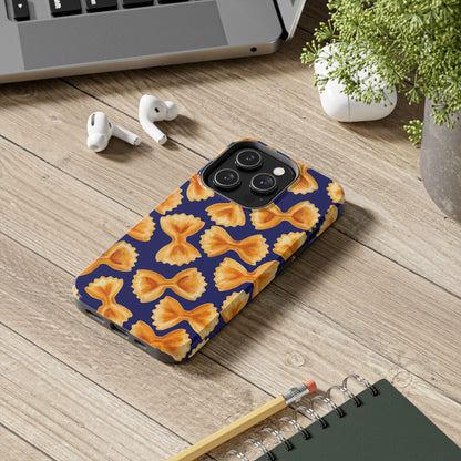 Copy of Copy of Tossed Farfalle Pasta Watercolor Illustrated Tough Phone Case | Various Models