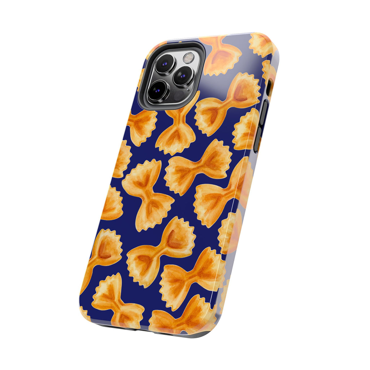 Copy of Copy of Tossed Farfalle Pasta Watercolor Illustrated Tough Phone Case | Various Models
