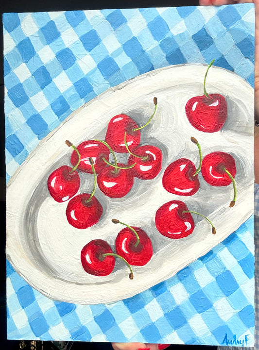 12” x 16” Summer Cherries