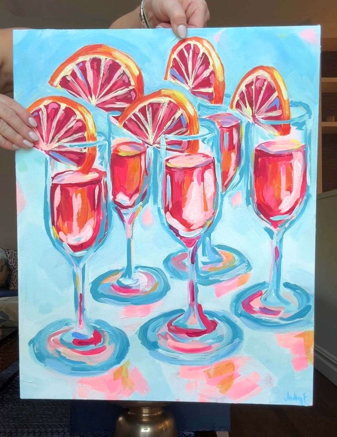 16”x20” Blood Orange Mimosas