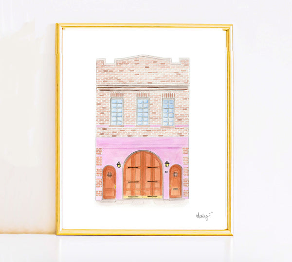 Print | 23 Cornelia Street West Village New York City Watercolor – Art ...