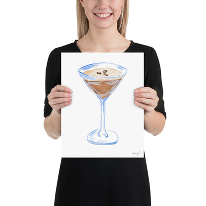 Espresso Martini Glass | Print | Various Sizes